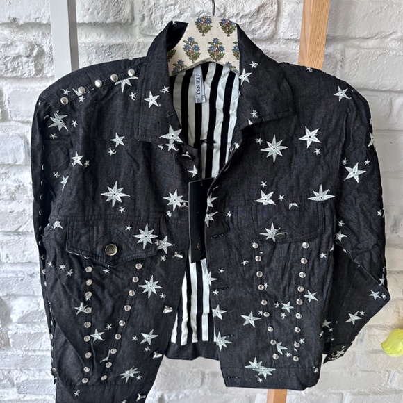 Lenni the Label Black Zero Jacket Studs Snake Embroidered Patch - Picture 2 of 7